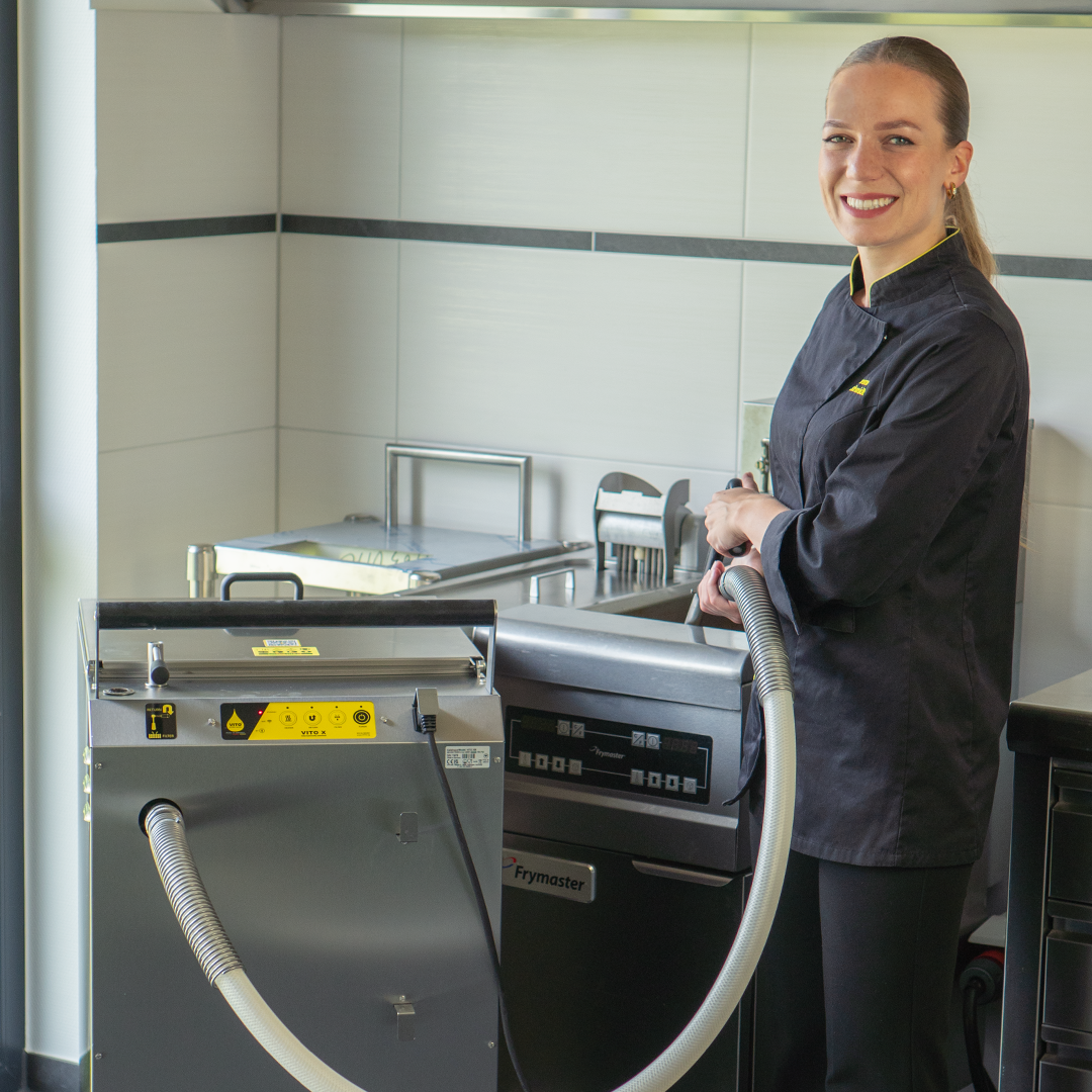 VITO XM sistema filtraggio olio di frittura - serbatoio da 100 litri