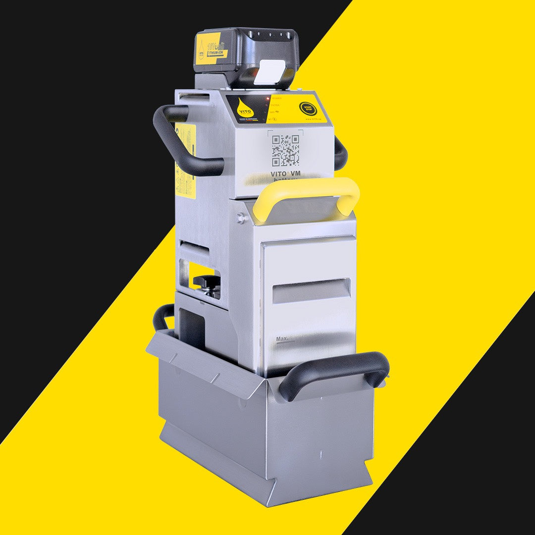 VITO VM Battery è ideale da 1 a 3 friggitrici fino a 20 litri di capacità - senza cavo alimentazione/ricaricabile
