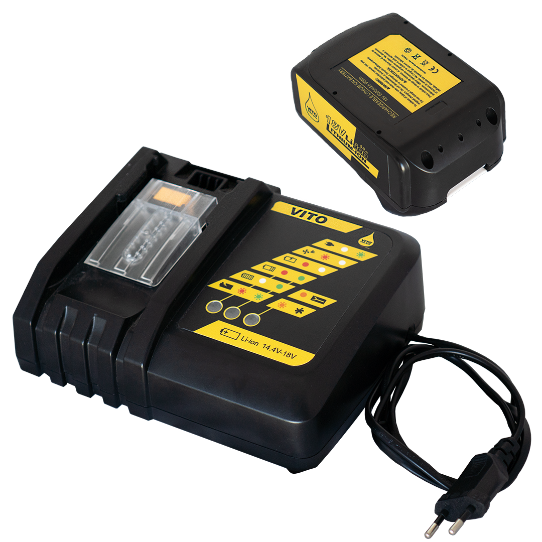 VITO VM Battery ist ideal für 1 bis 3 Fritteusen bis 20 Liter Fassungsvermögen – schnurlos/wiederaufladbar