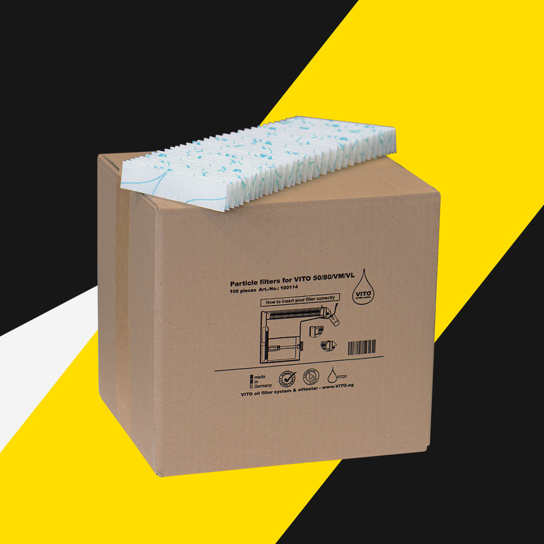 Filtri in cellulosa di ricambio per VITO 50/80/VM/VL - 100 pezzi