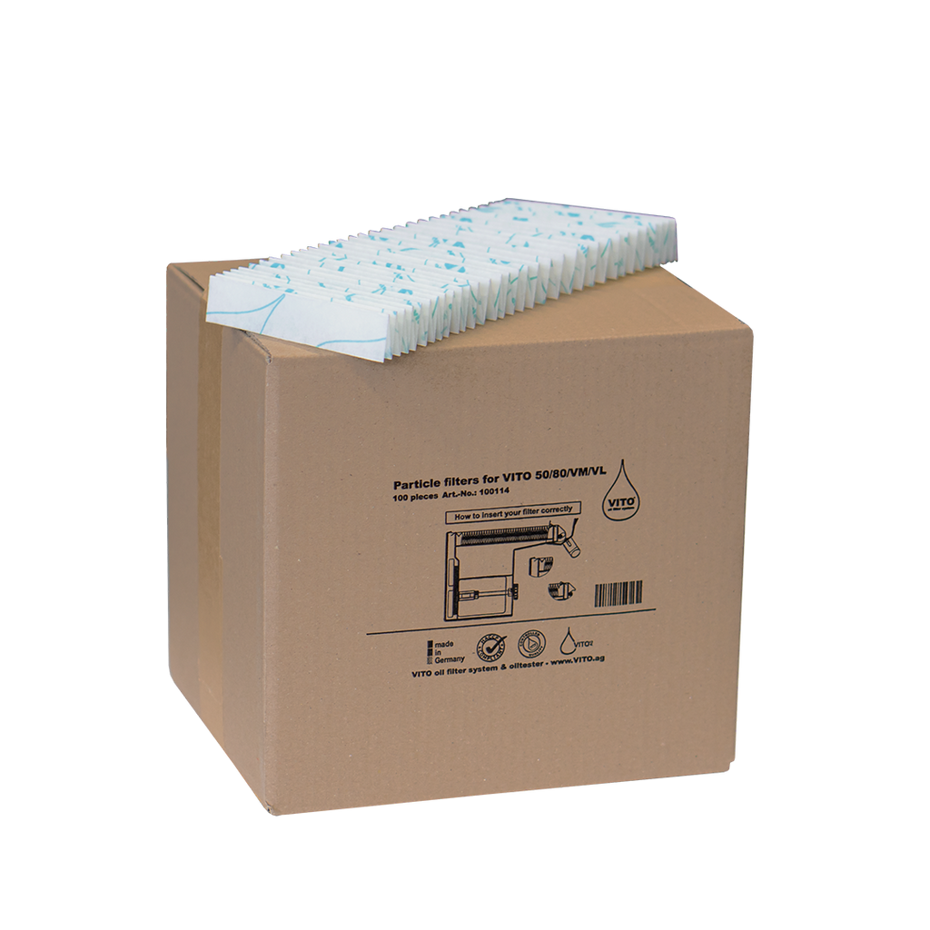 Filtri in cellulosa di ricambio per VITO 50/80/VM/VL - 100 pezzi
