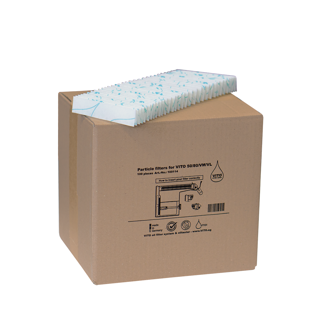 Filtri in cellulosa di ricambio per VITO 50/80/VM/VL - 100 pezzi