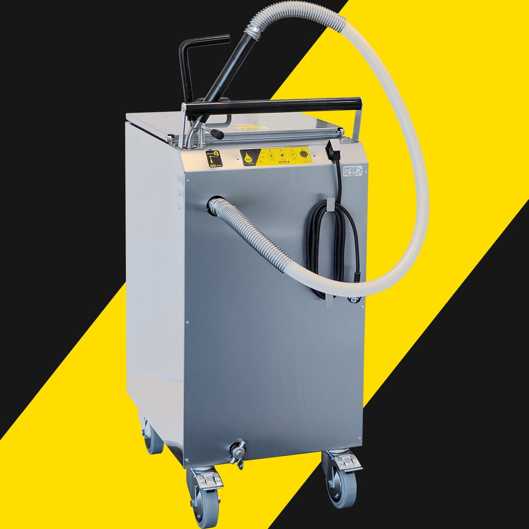 VITO XM sistema di filtrazione olio per frittura - serbatoio da 100 litri