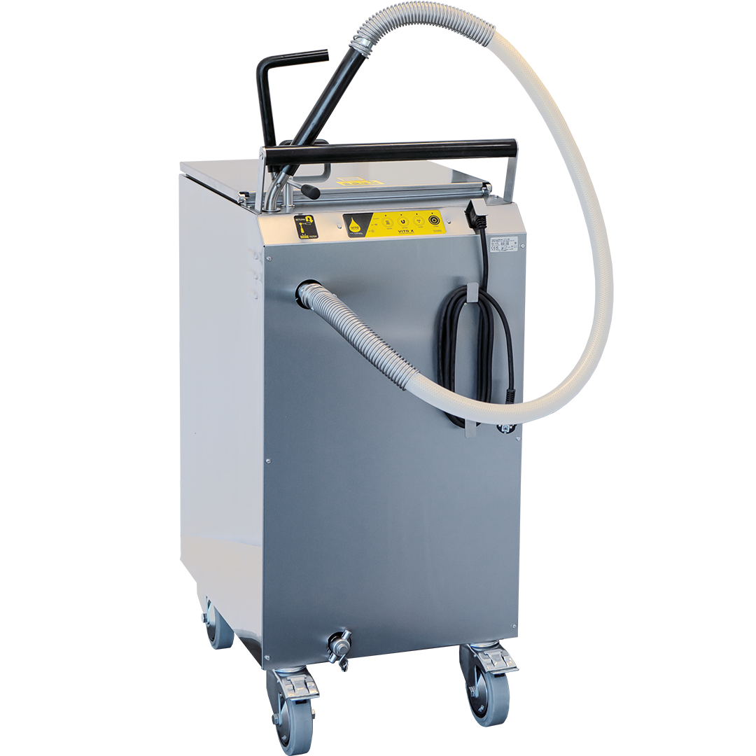 VITO XM sistema di filtrazione olio per frittura - serbatoio da 100 litri