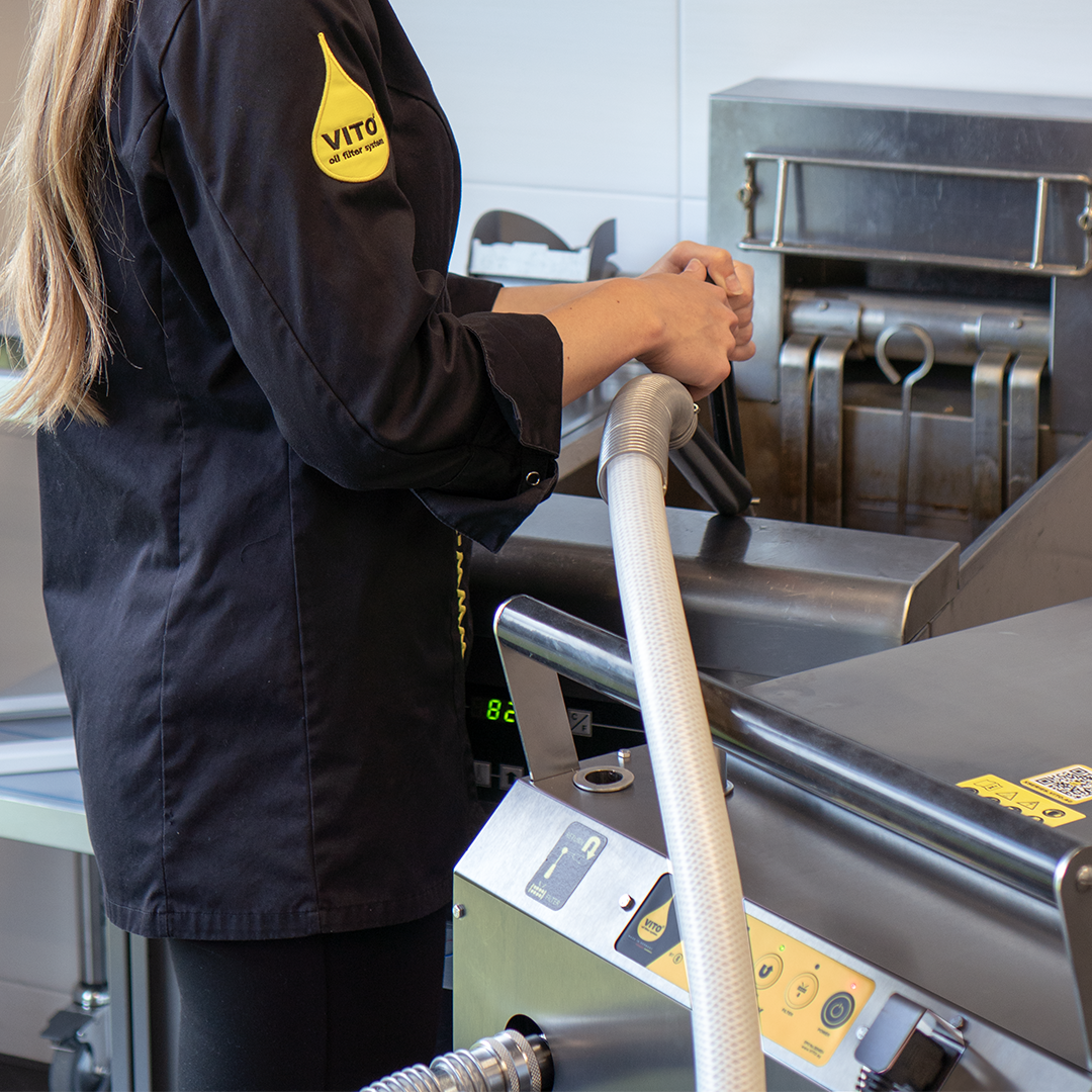VITO XM sistema filtraggio olio di frittura - serbatoio da 100 litri