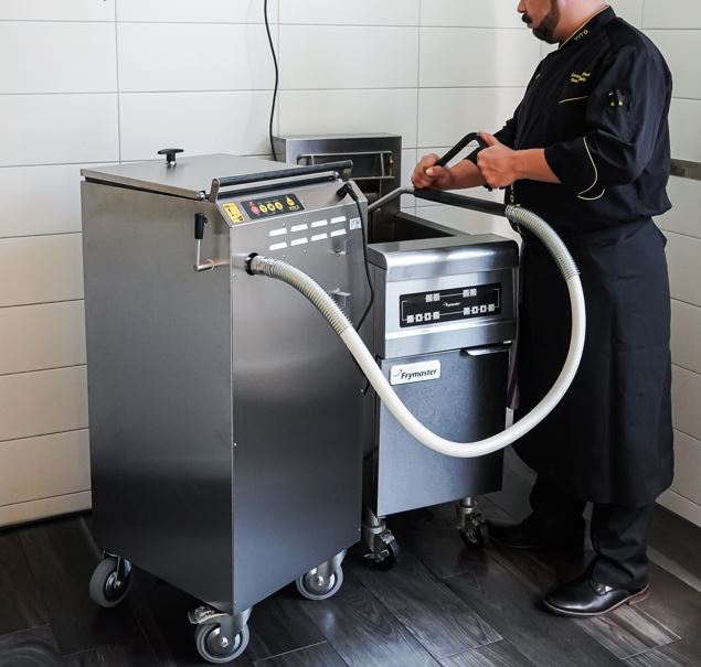 VITO XL sistema di filtraggio olio di frittura - serbatoio da 120 litri