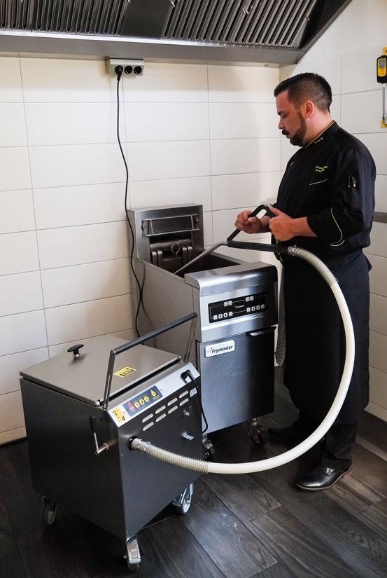 VITO XS sistema di filtrazione olio per frittura - serbatoio da 40 litri